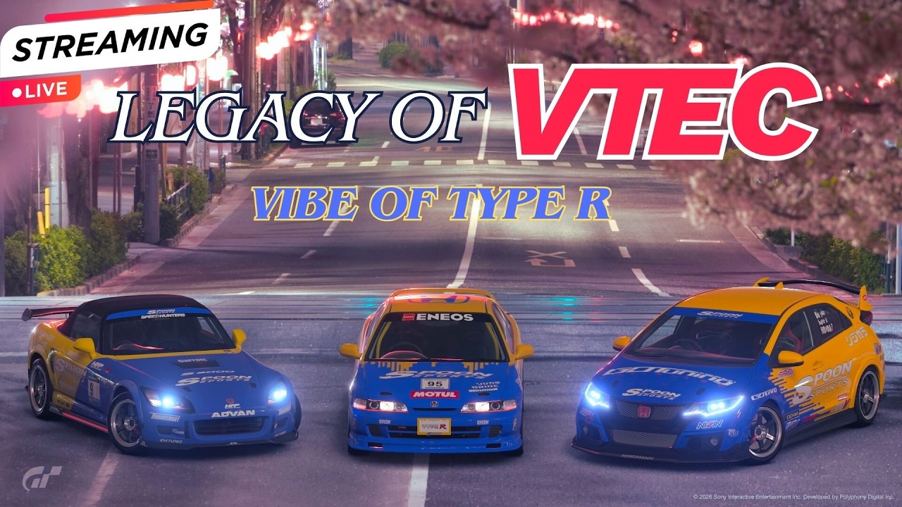 🔴LIVE - Gran Turismo 7: Legacy of VTEC - Високі оберти. Чисті траєкторії. Легендарний VTEC!