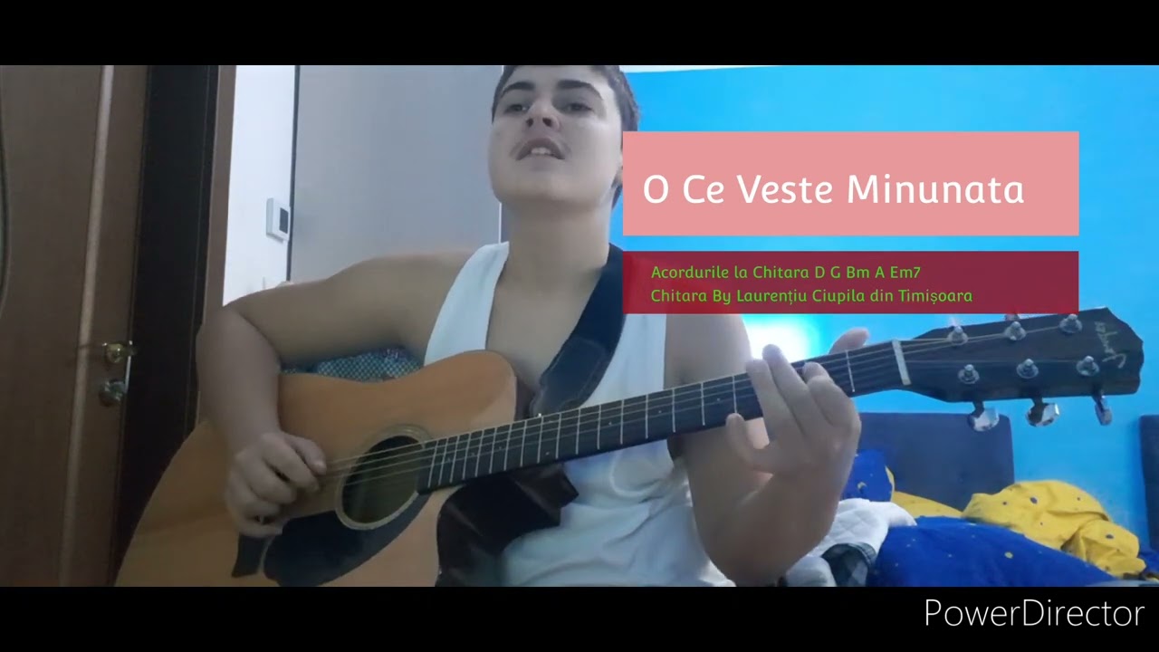 O Ce Veste Minunata Tutorial la Chitara By Laurențiu Ciupila