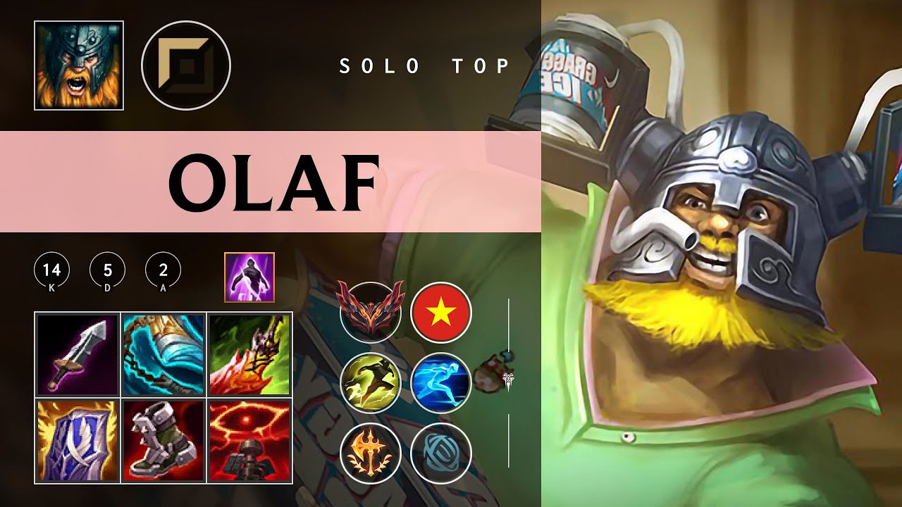 Olaf Top vs Tryndamere - VN Grandmaster Patch 26.02