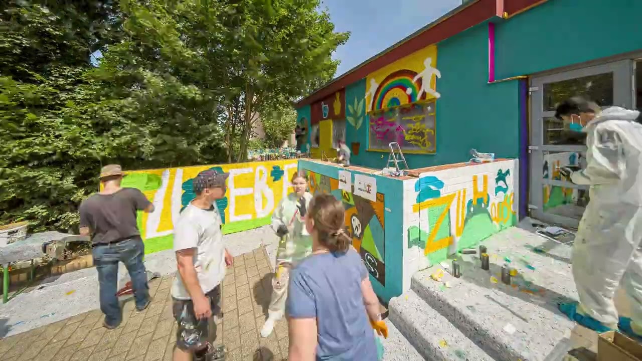 Mural Am Schilfhof 2024 - Ein demokratiebildendes Kunstprojekt