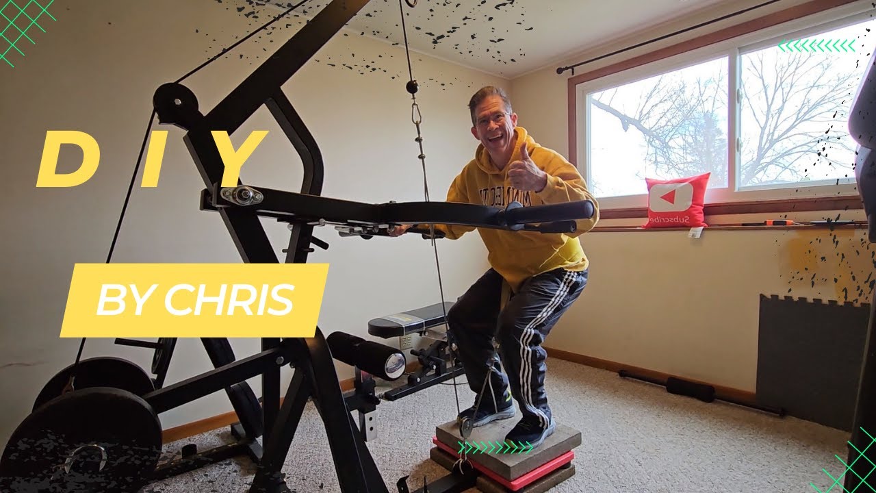 Powertec Lever Gym DIY Hip Belt Squat
