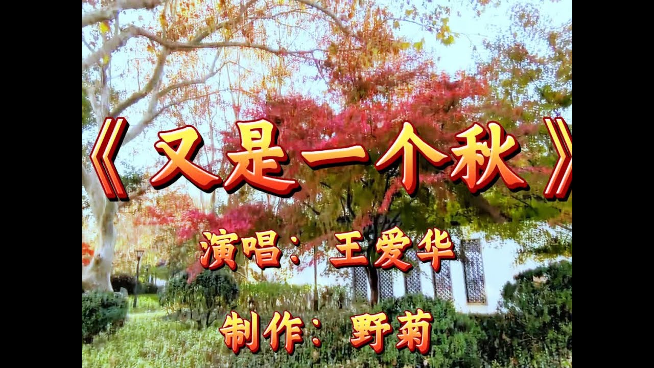 王爱华演唱《又是一个秋》歌声悠杨，令人陶醉#好歌推荐 #随手一拍都是美景 #享受这悠闲时光 #又是一年秋风刮 #治愈系风景
