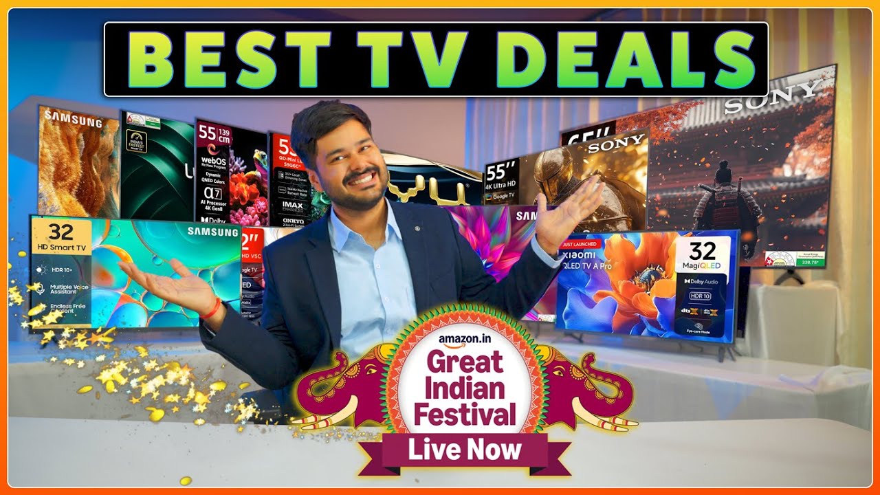 🎉 Amazon Great Indian Festival 2025 | Best TV & Appliance Deals LG, Sony, Samsung, TCL 🔥📺
