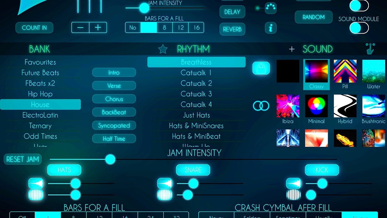 FUTURE DRUMMER by Luis Martinez Demo for the iPad - Superb