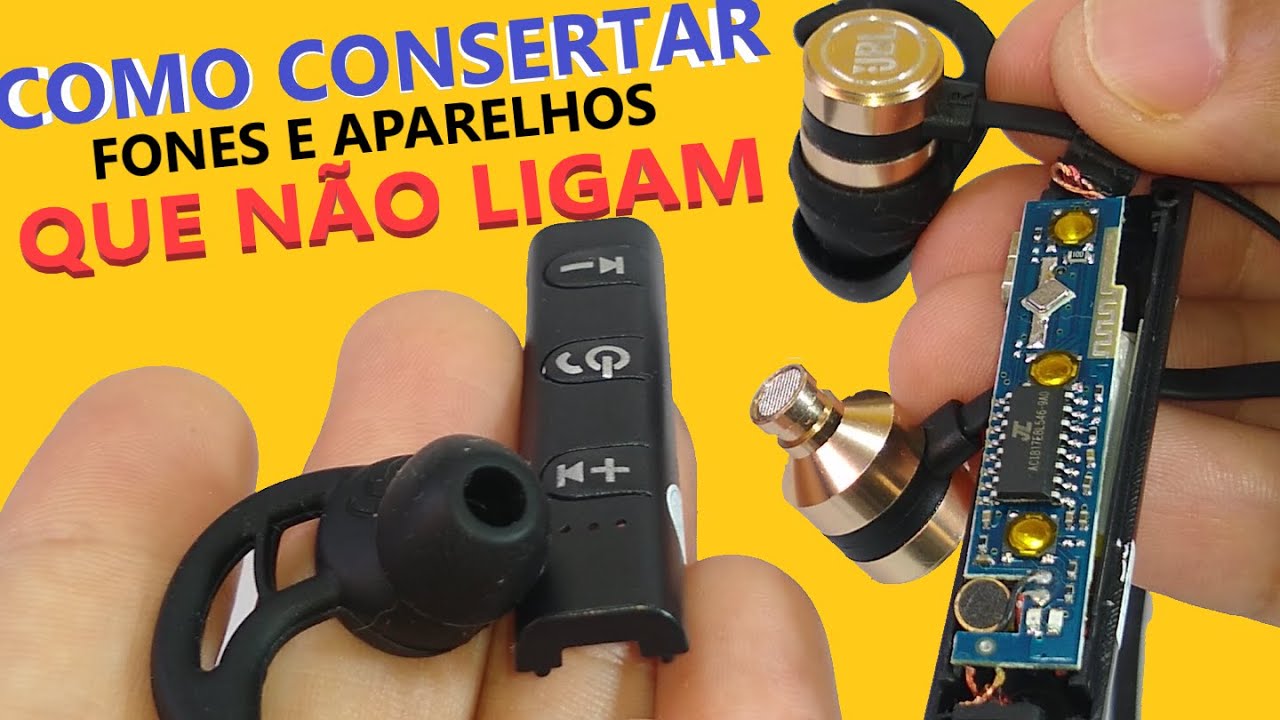 Como consertar FONE bluetooth ou qualquer aparelho que usa bateria - SÓ ACENDE Led e NãO CARREGA