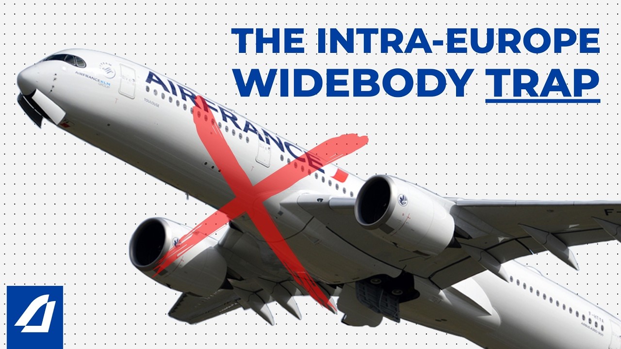 Why There Are So Few Intra-Europe Widebody Flights