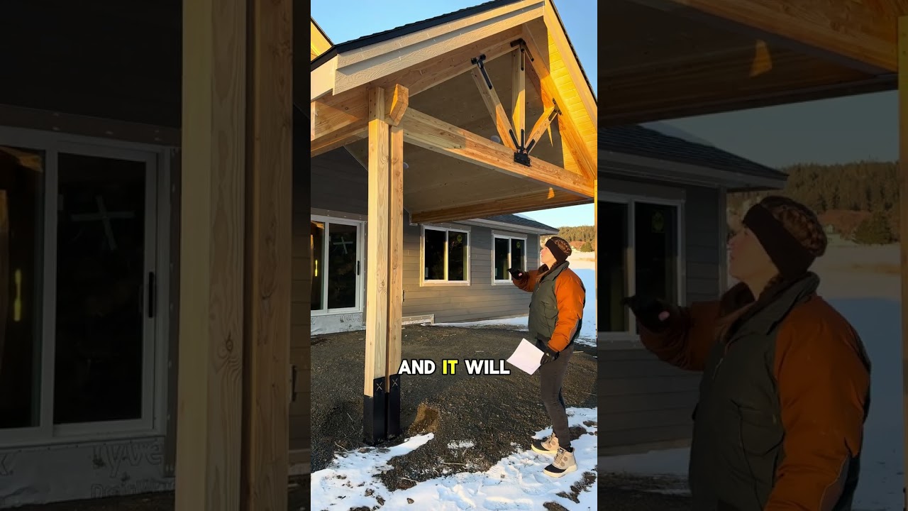 Timber Frame Porch Cover