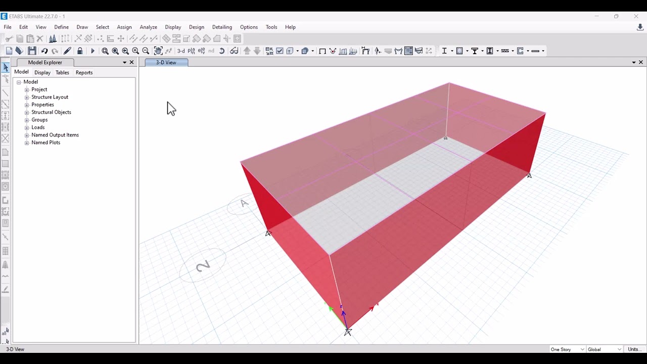 Modeling Slabs Supported by Masonry Walls in ETABS