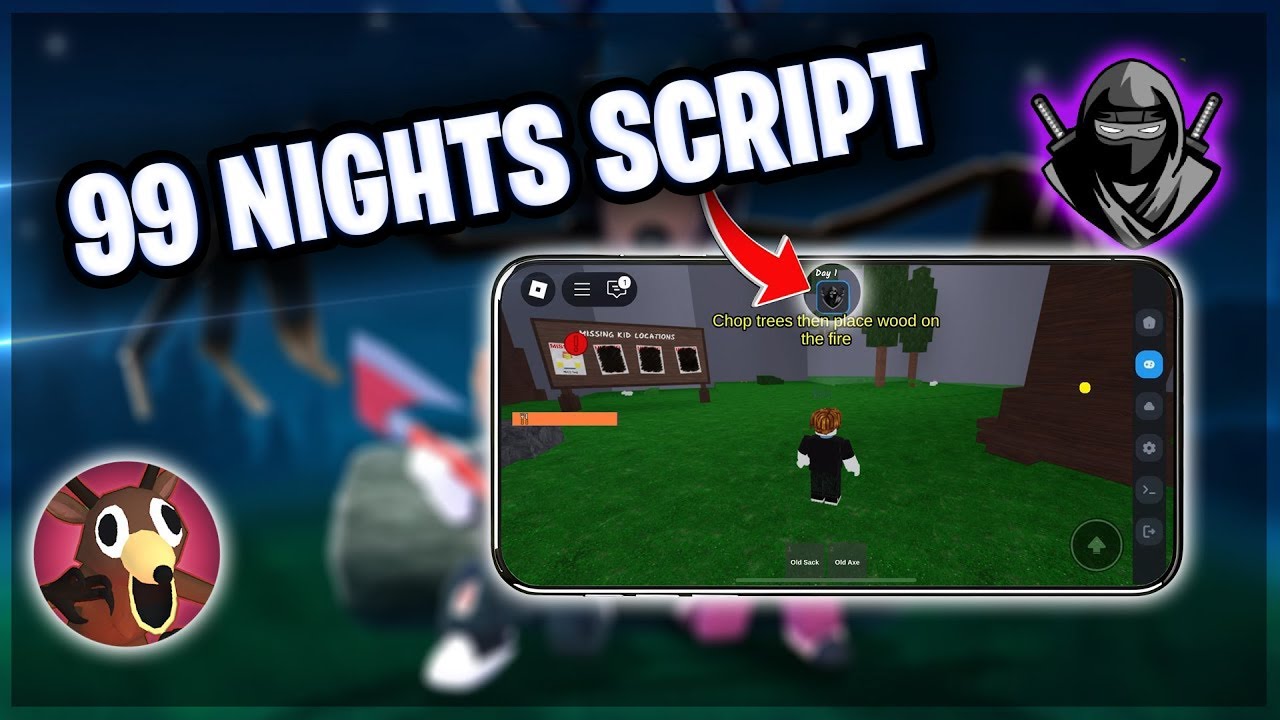 Скрипт 99 ночей в лесу БЕЗ КЛЮЧА - Как получить скрипт 99 ночей в лесу (iOS Android)