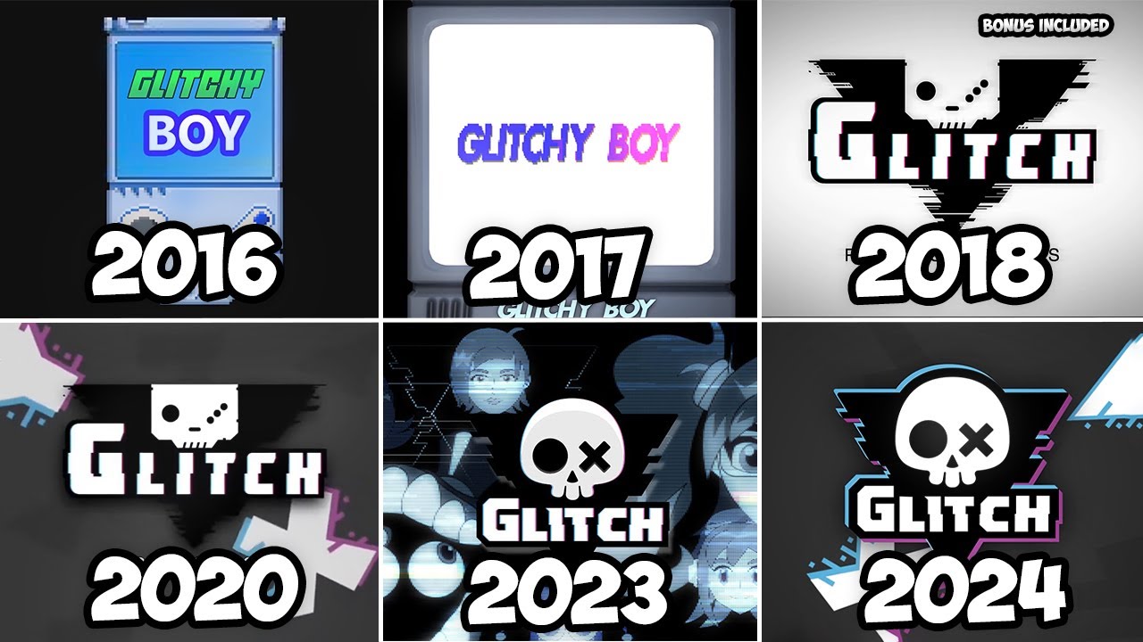 All Evolution Glitch Productions Logos Intros (2016-2024) #7 (Bonus Included)