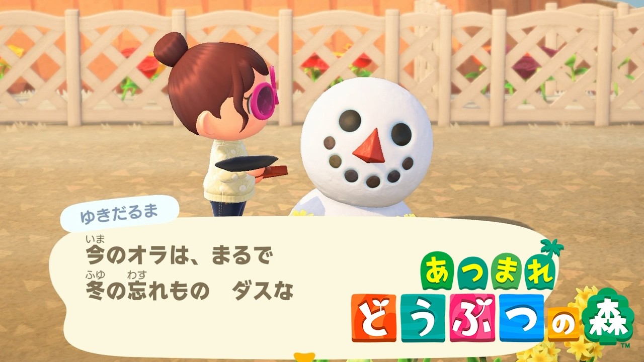 【あつ森】#23 雪がなくなっちゃった…！？