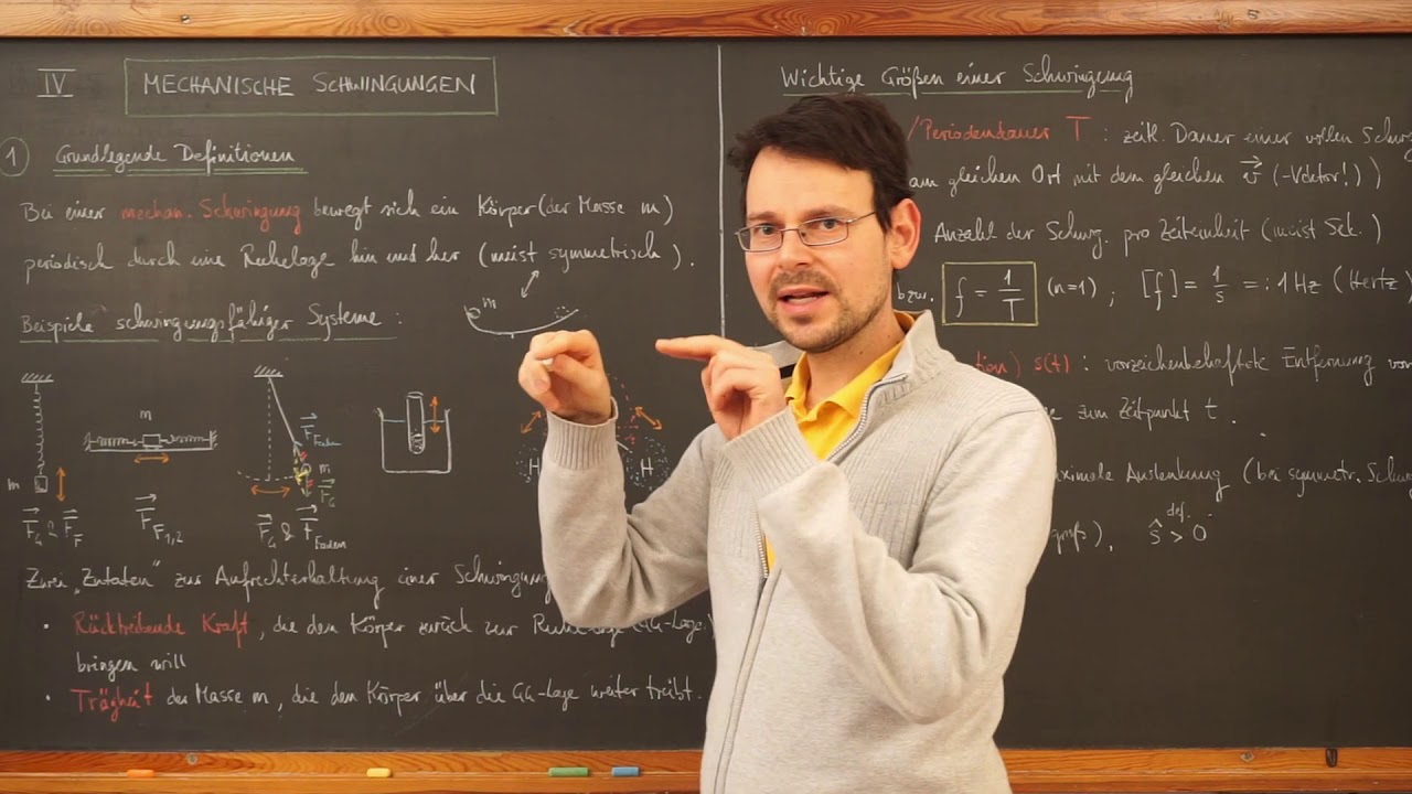 Physik LF / Video MS1: Mechanische Schwingungen - Grundlagen