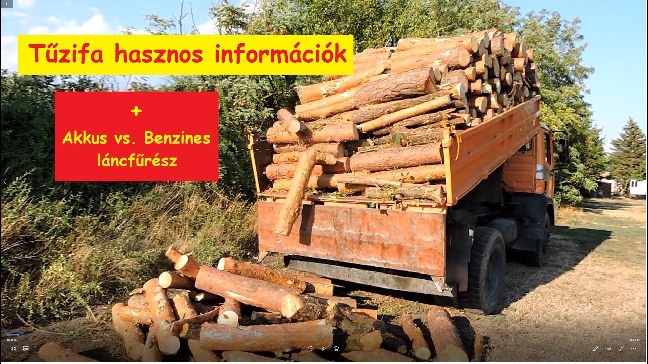 1766. Tűzifa információk. 🔥 + akkus fűrészek vs. Stihl MS 180 motorfűrész 13 m3 fa után. 💪