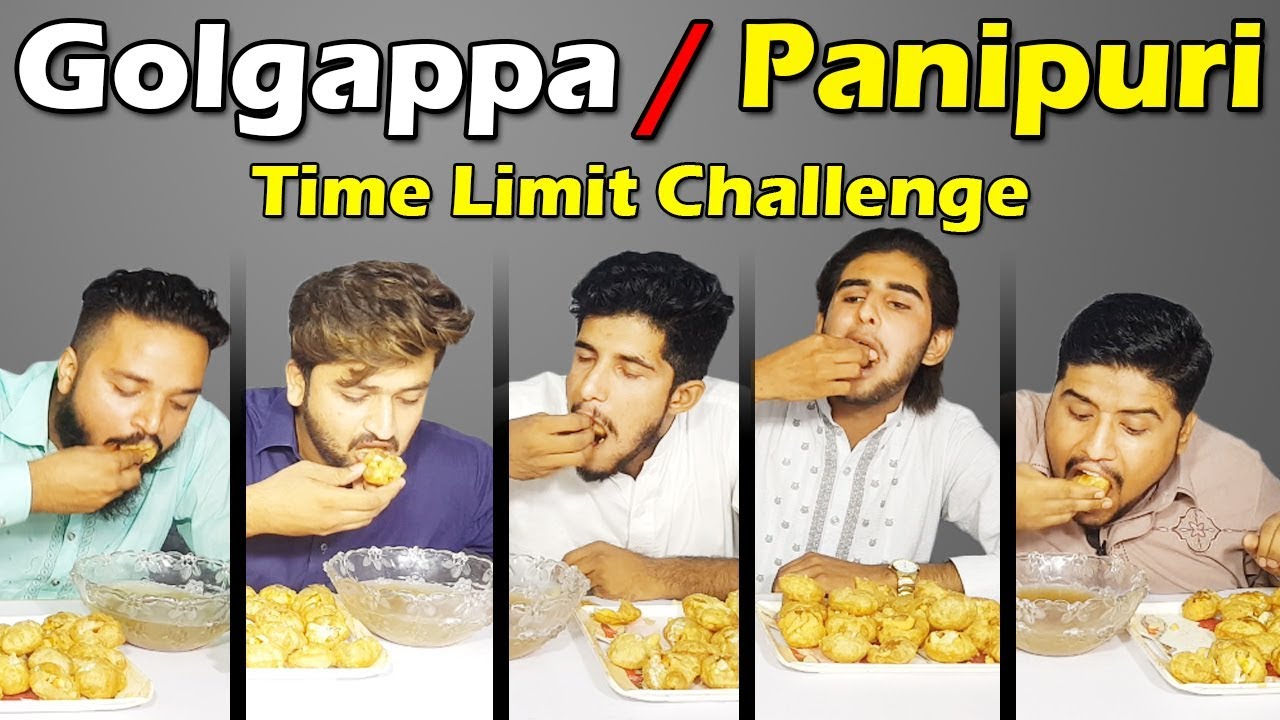 Golgappa Eating Challenge | Panipuri Eating Challenge | #TimeLimit | Food Challenge | Yummy Dare