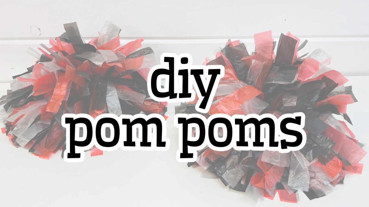 DIY pom poms
