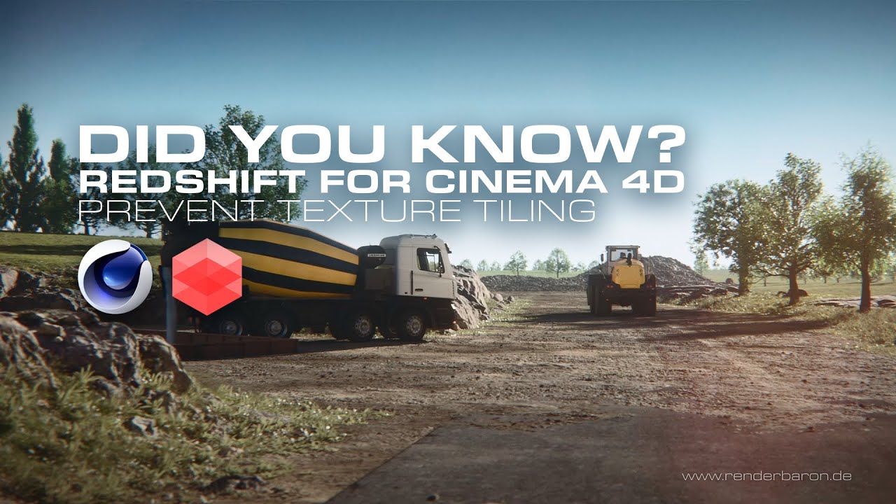 Did You Know? Redshift for Cinema 4D: Prevent Texture Tiling