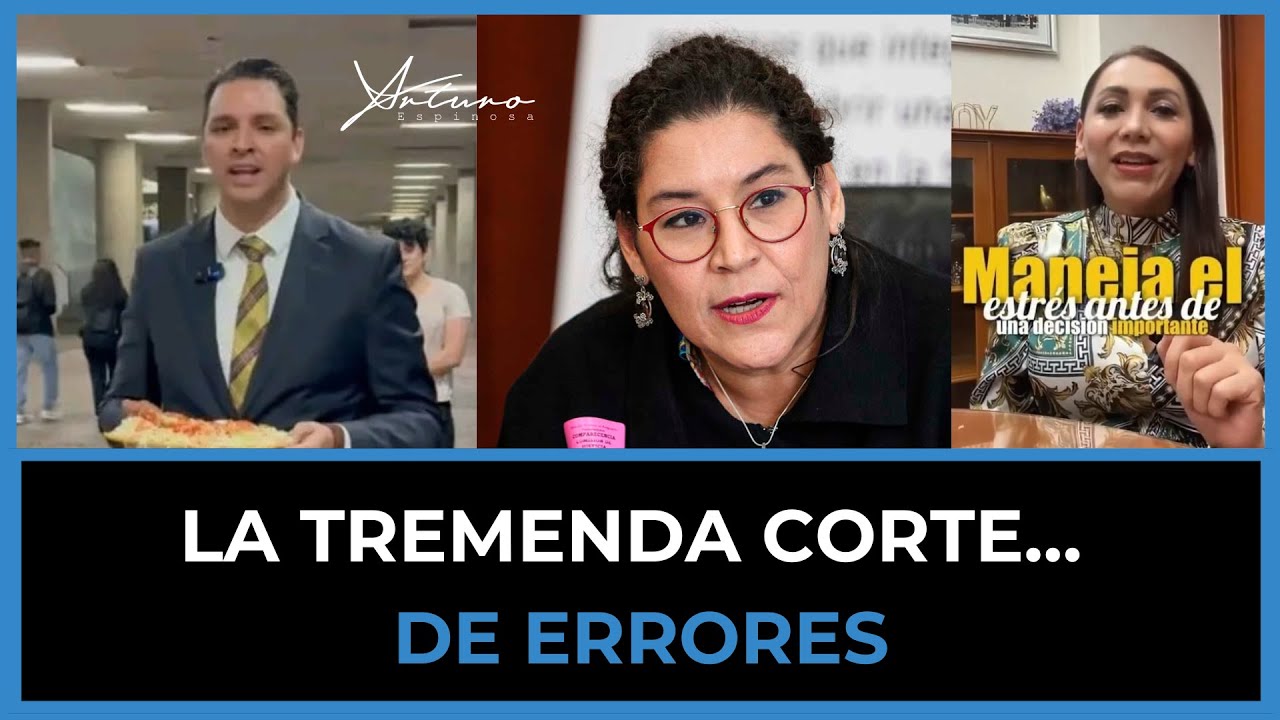 La tremenda corte ¡de errores!