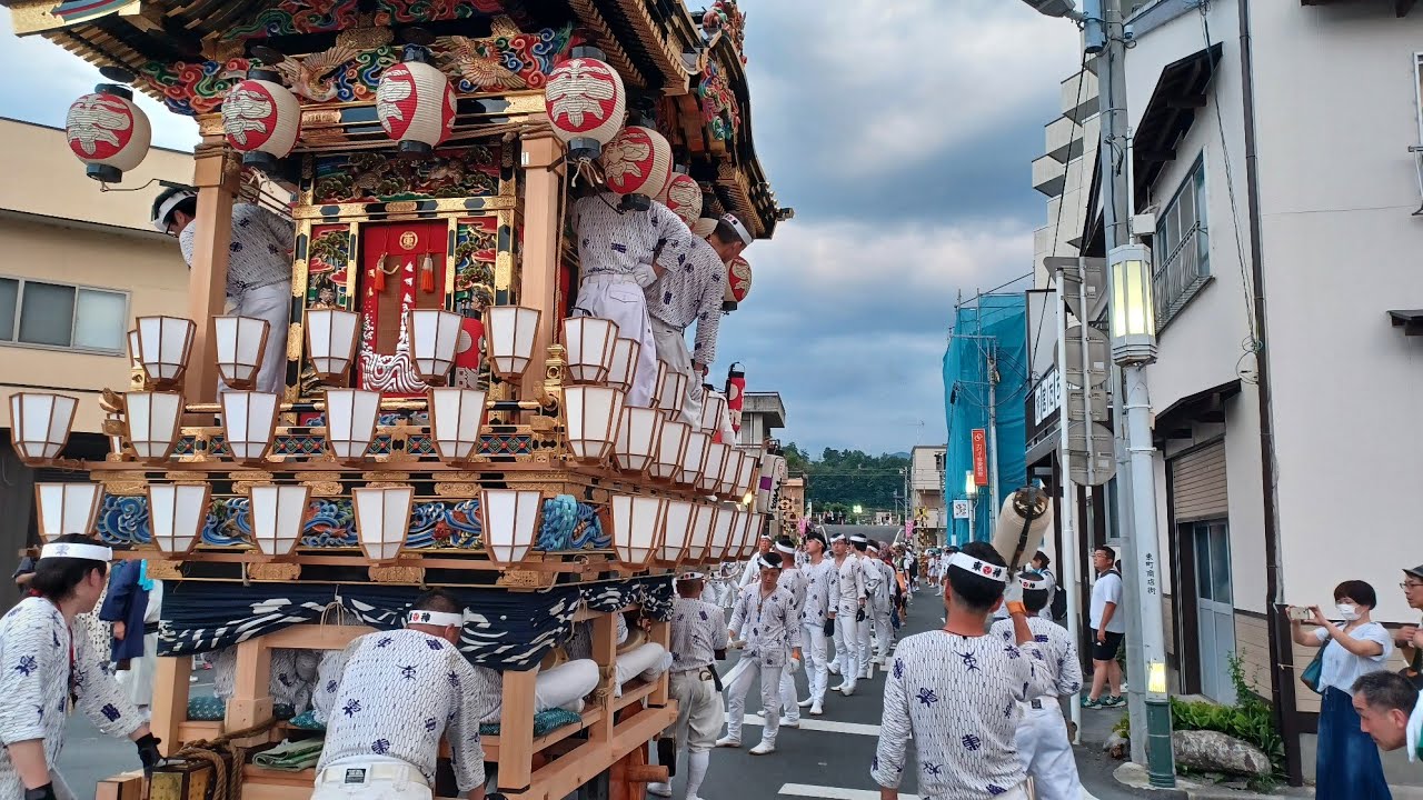 令和六年 秩父川瀬祭・本祭【東町屋台】団子坂へ