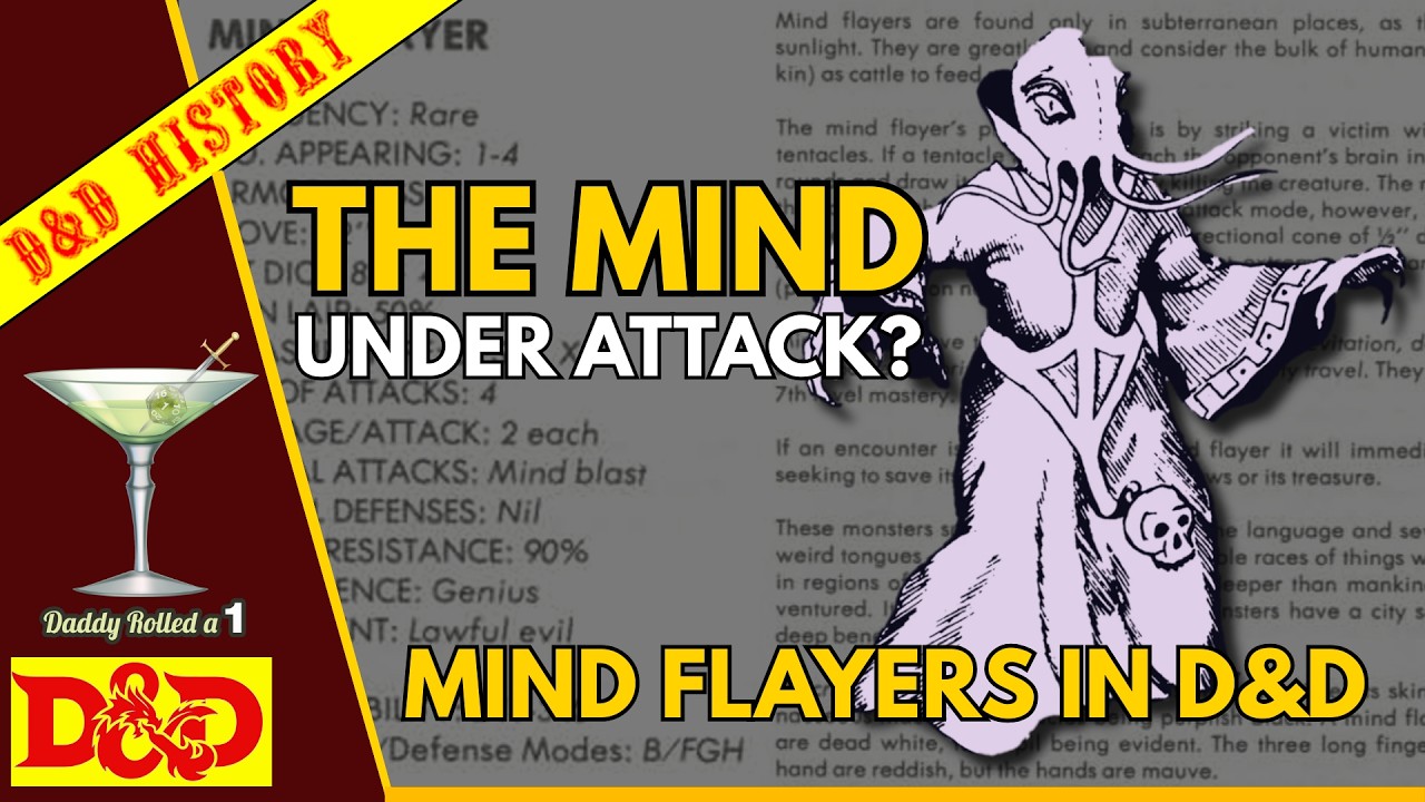 🎲🐉The Mind Flayer: The Monster That Changed D&D