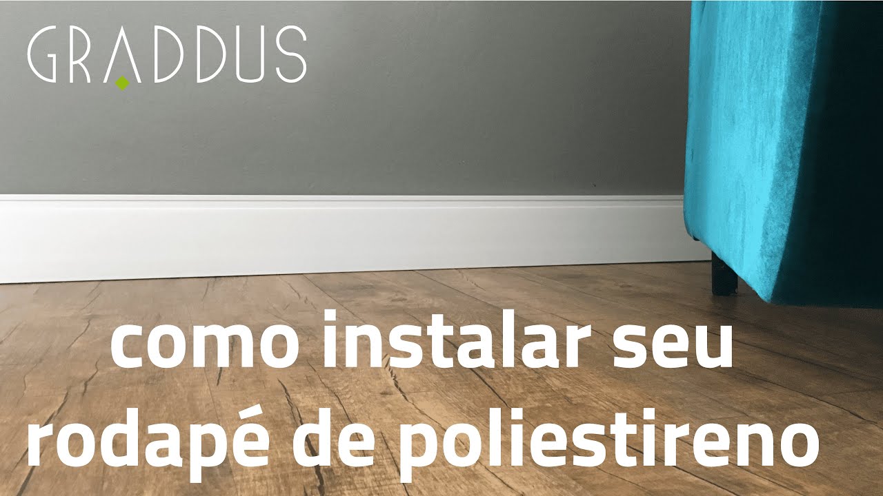 COMO INSTALAR O SEU RODAP&Eacute; DE POLIESTIRENO
