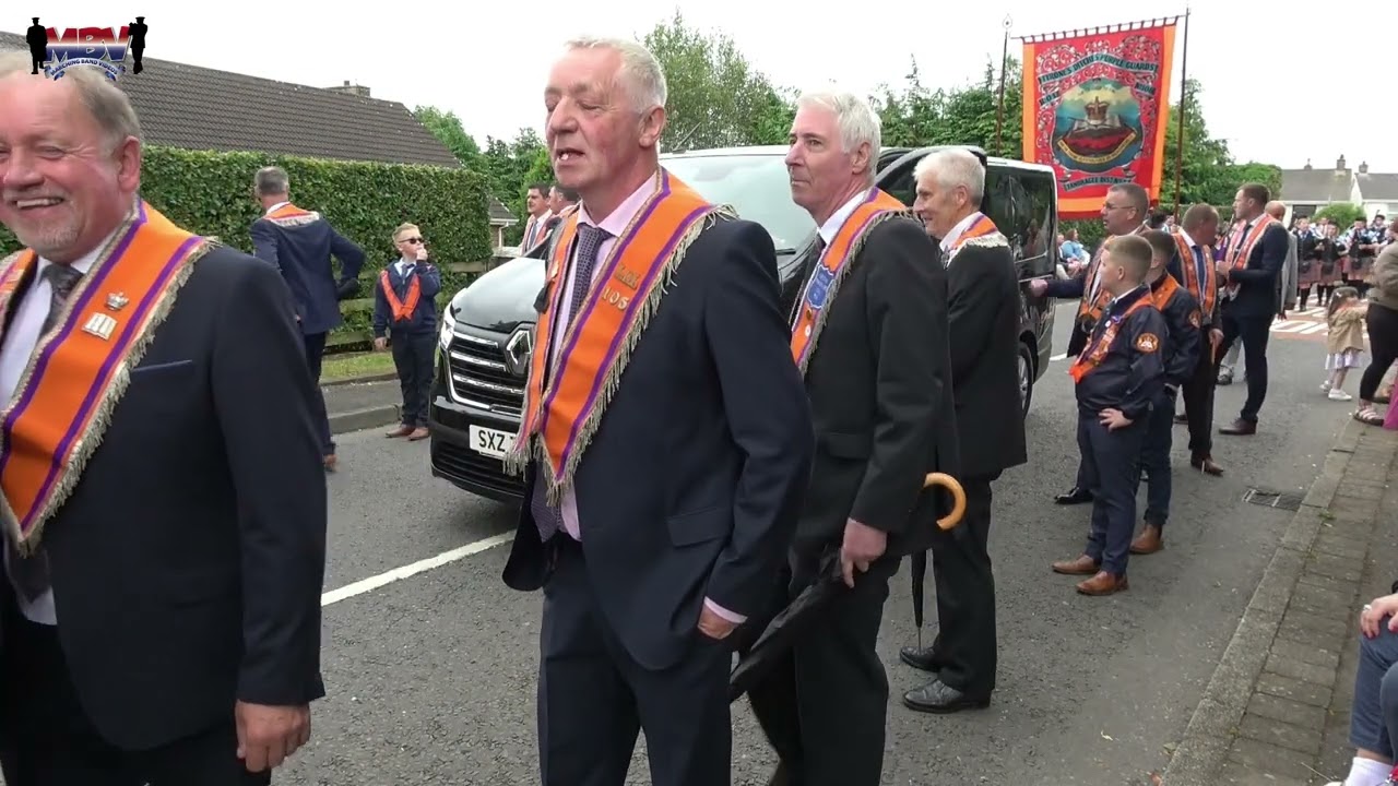 Tandragee District LOL No 4 @ County Armagh 12th July Celebrations Return Parade 2024