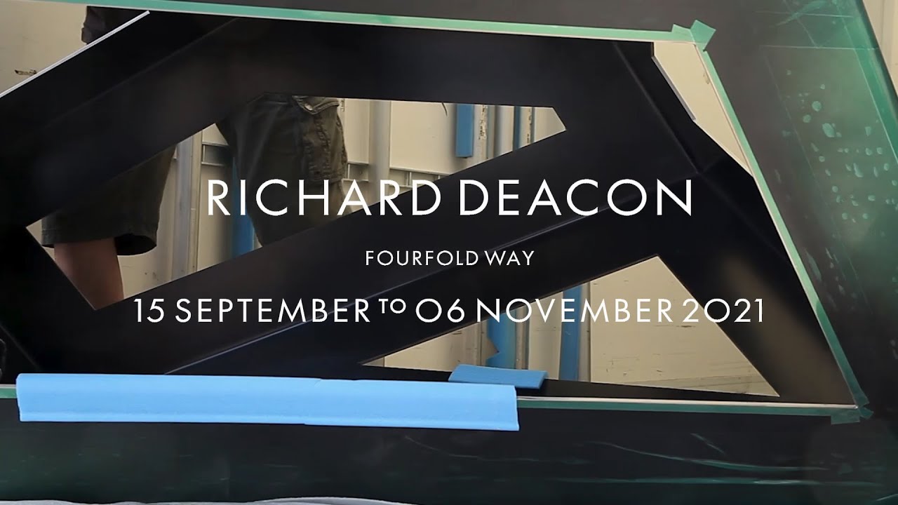 Richard Deacon speaks about sculpture as a way of looking at the world, September 2021