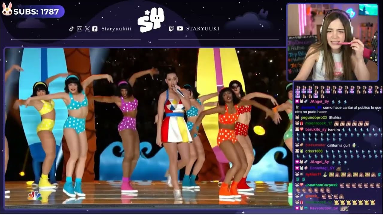 Staryuuki reacciona al  medio tiempo del super bowl