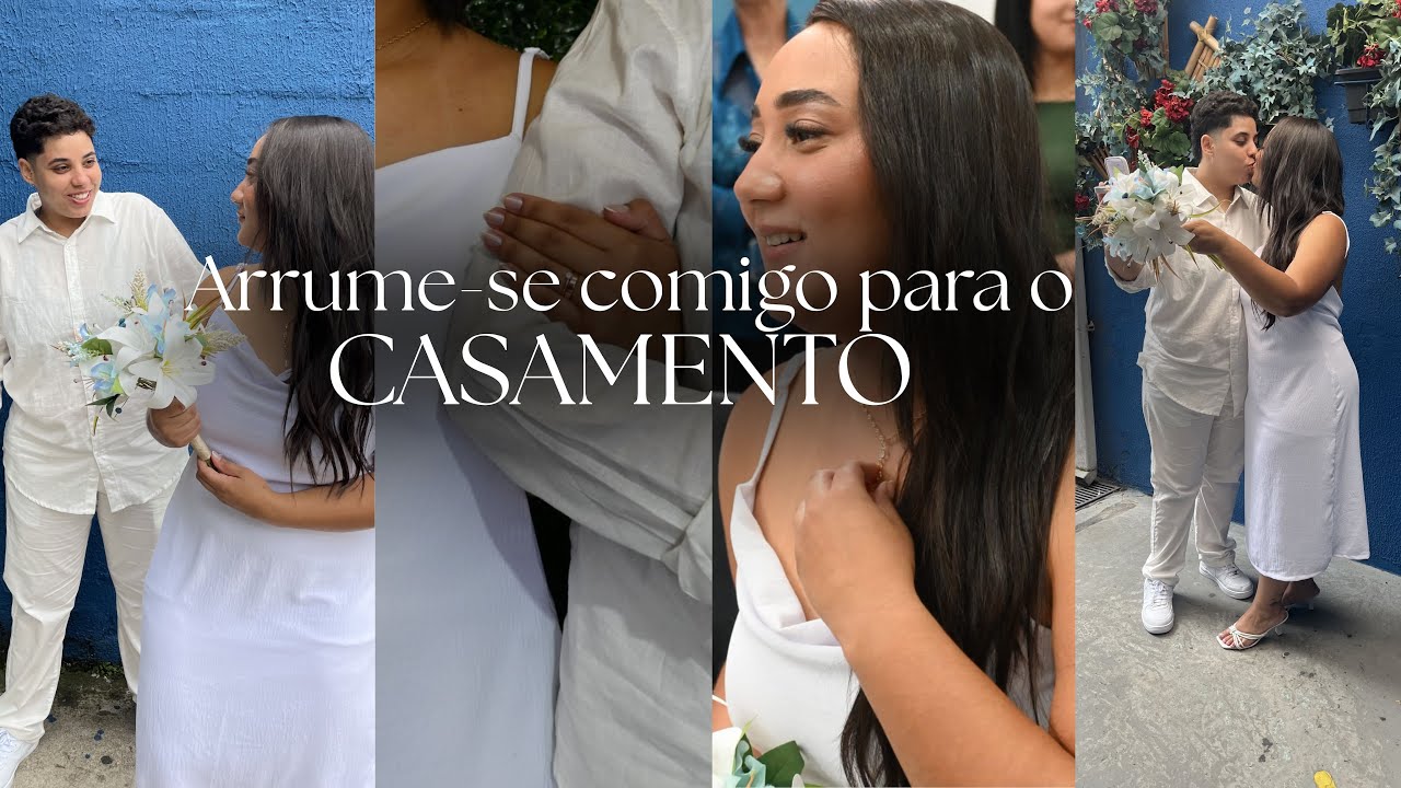 Diário das noivas Ep 5 arrume-se comigo para o grande dia | casamento no civil 