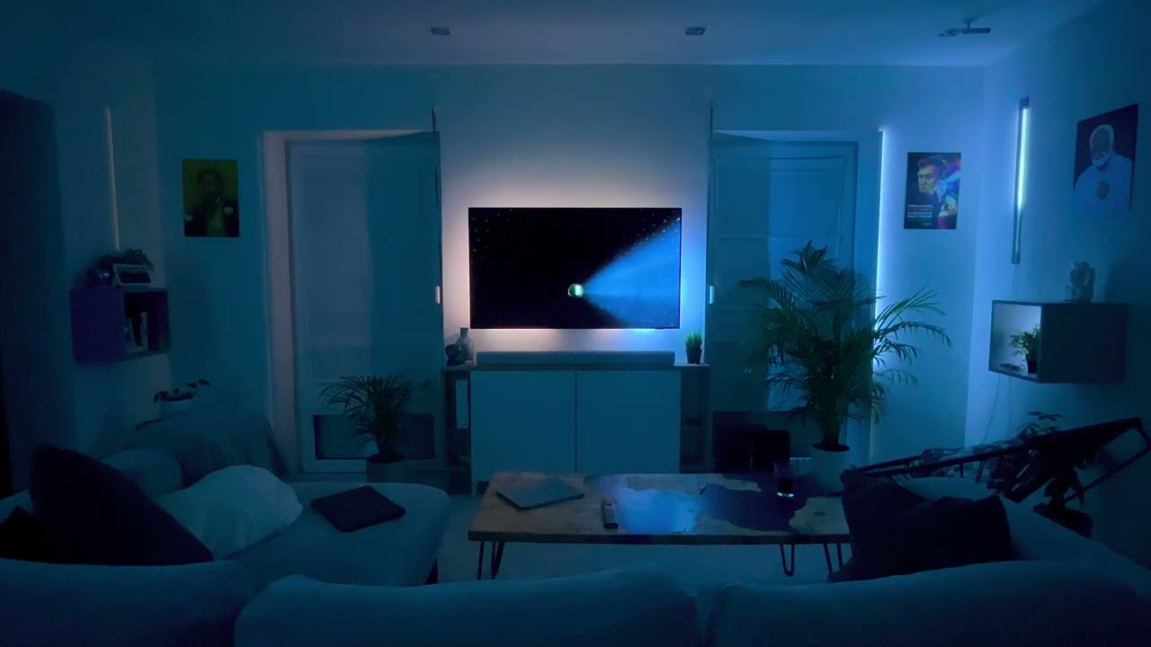 Philips hue Gradient + Hue Sync Box  + Ambilight 4, Dolby Vision. Light Setup