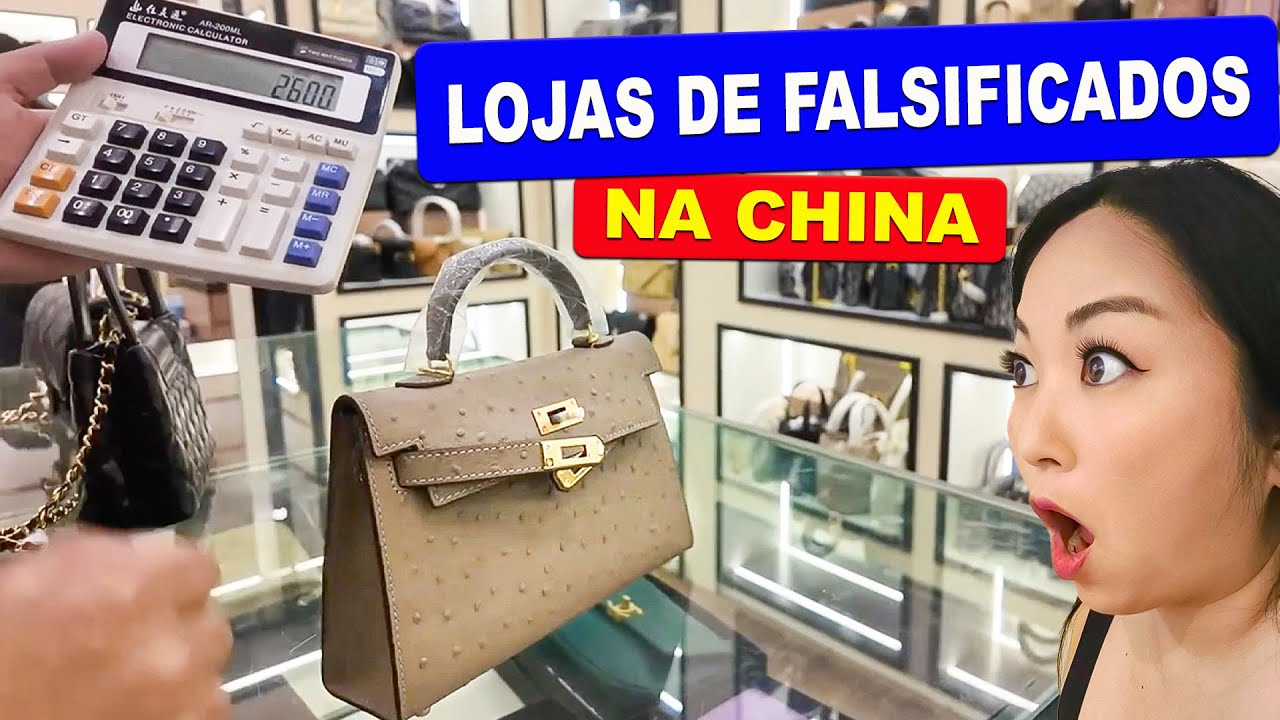 MERCADO CLANDESTINO DE RÉPLICAS de marcas de luxo - Guangzhou China