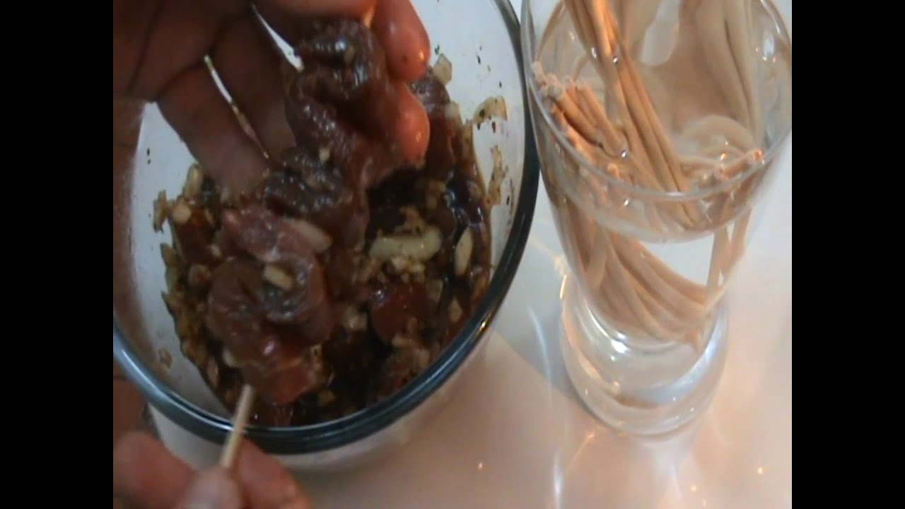 Receta de satay de solomillo de ternera