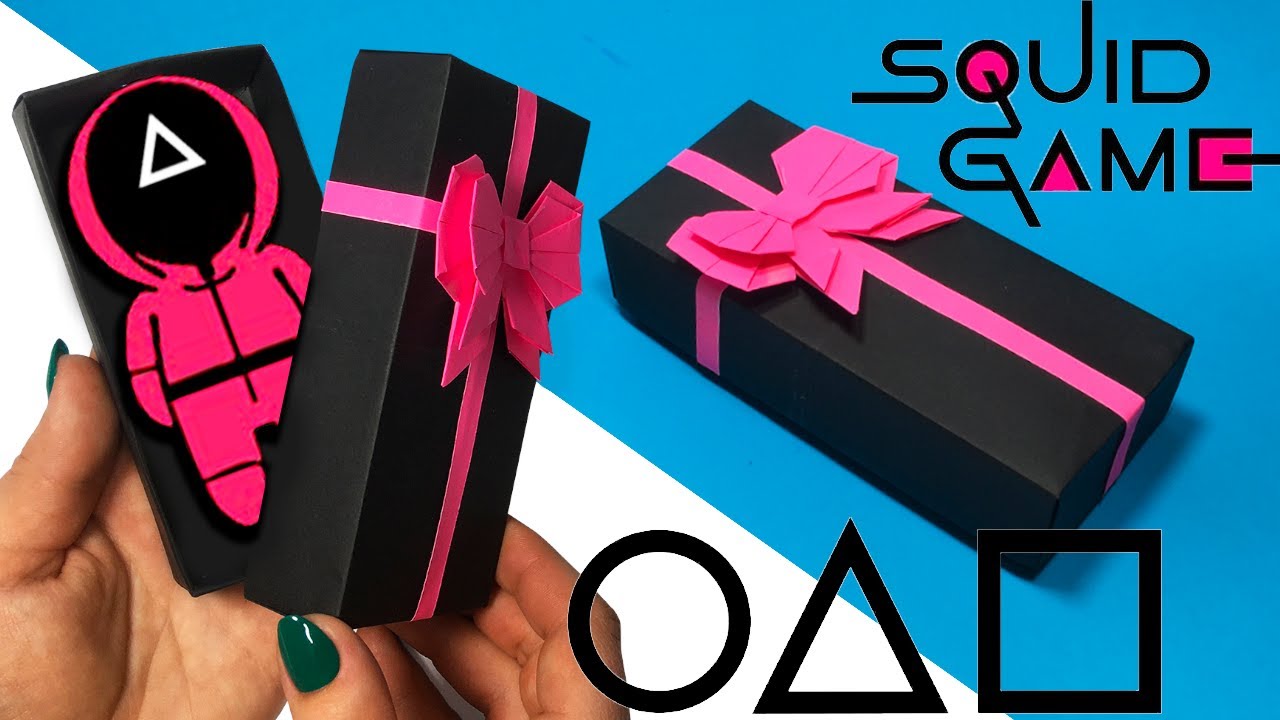 Gift box HALLOWEEN Ideas | Coffin SQUID GAME | Идея подарка на Хэллоуин Гроб из ИГРА В КАЛЬМАРА