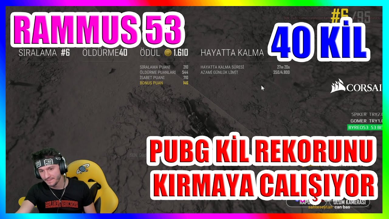RAMMUS53 KİLL REKORU KIRIYOR!!! (40KİLL ALIYOR)