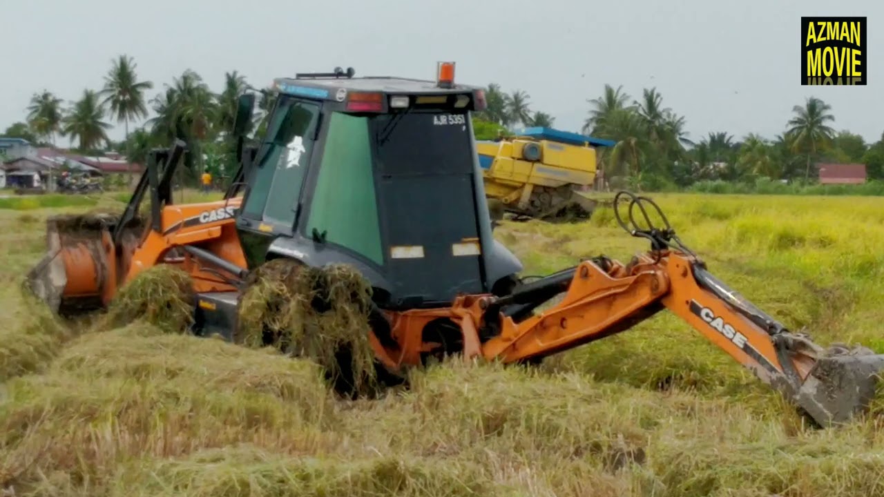 BACKHOE CASE SUPER L CABIN MERANDUK BENDANG SAWAH PADI