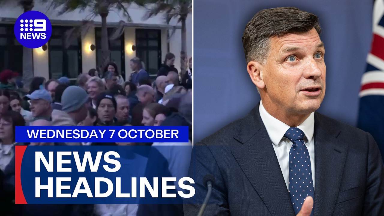 October 7 vigil at Bondi; Taylor defends migration policy | 9 News Australia