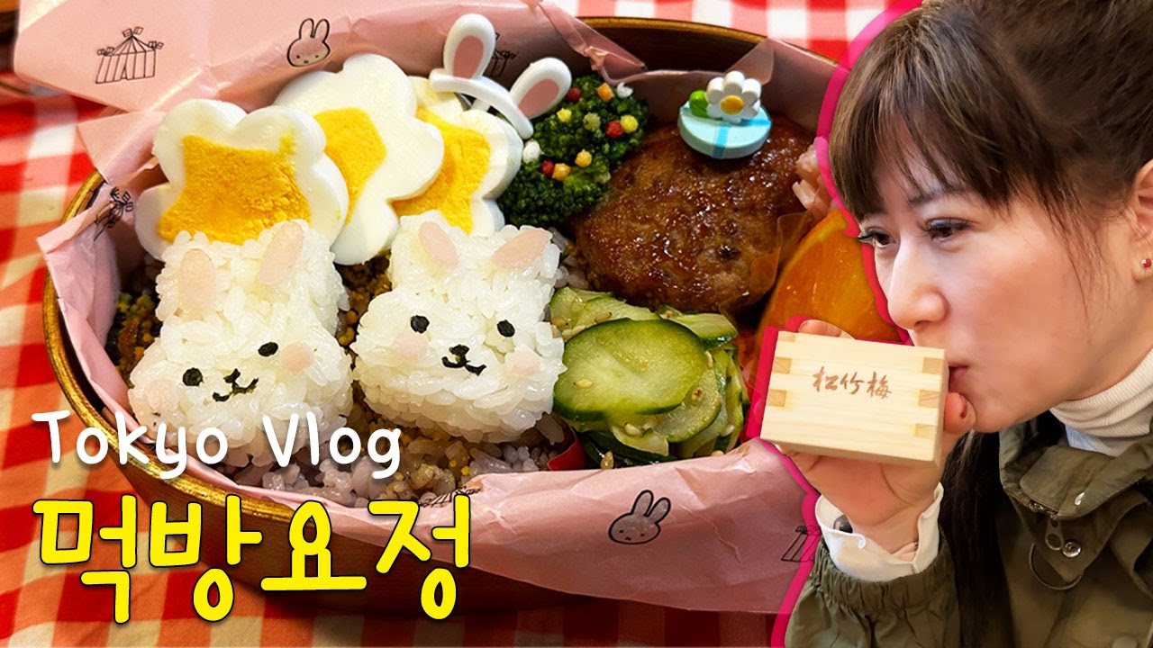 매일 초등학생 도시락싸는 한국인엄마라고 쓰고 먹방요정이라 읽는다 🐽 일본라멘 한국식당 회전스시 도쿄의 길거리음식 주구장창 먹는 브이로그