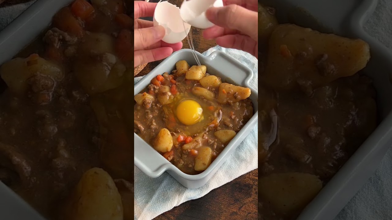 Yaki Curry - Japanese Baked Curry #shorts