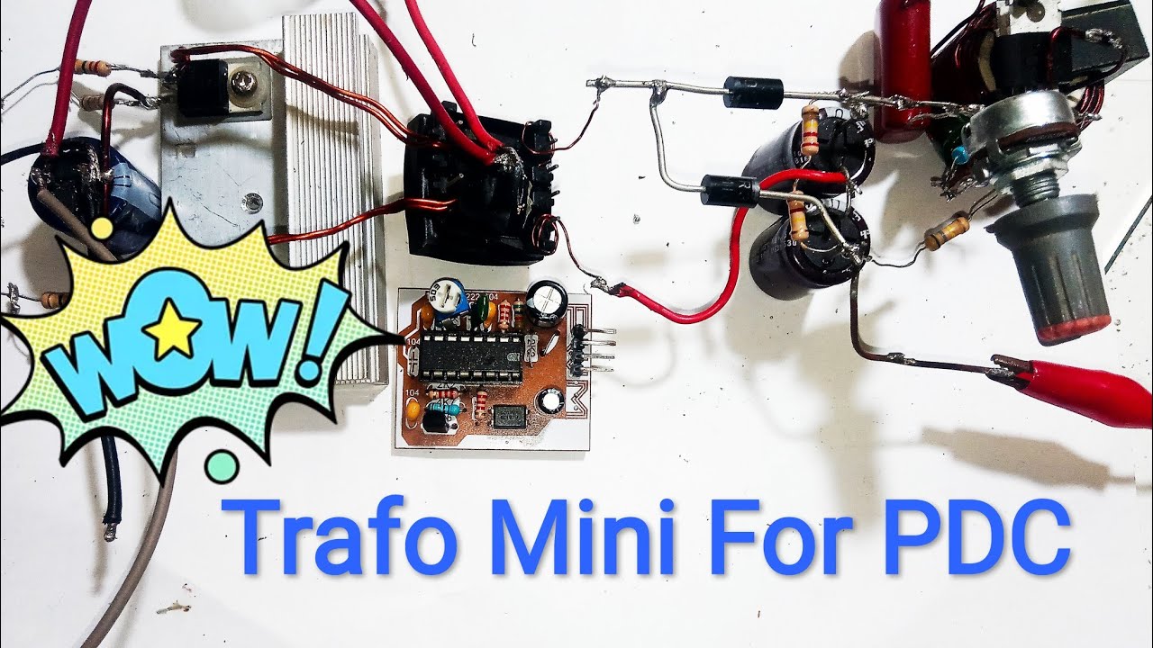 TRAFO MINI  FOR PDC setengah gelombang 👍