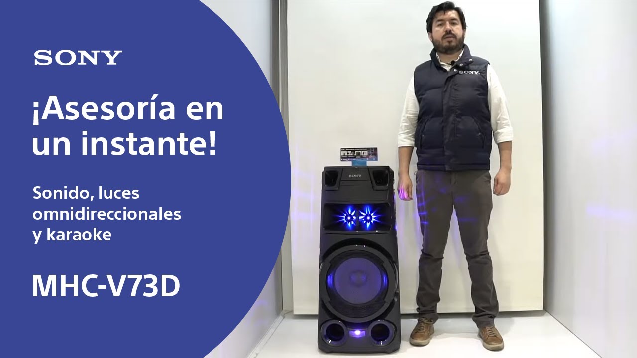 MHC-V73D | Sistema de audio de alta potencia V73D con tecnología BLUETOOTH®