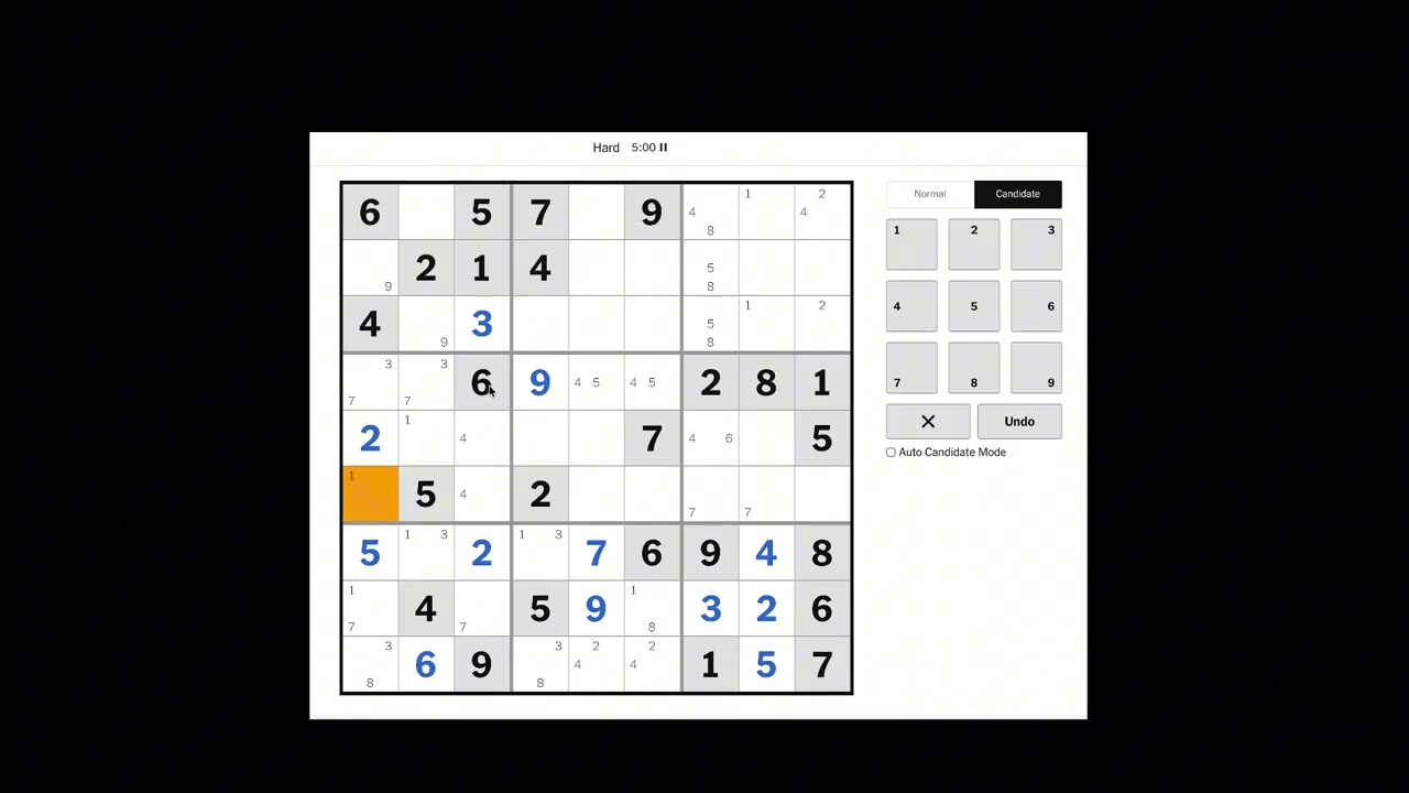 The New York Times Hard Sudoku - February 27th  2026 (Solution/Walkthrough)