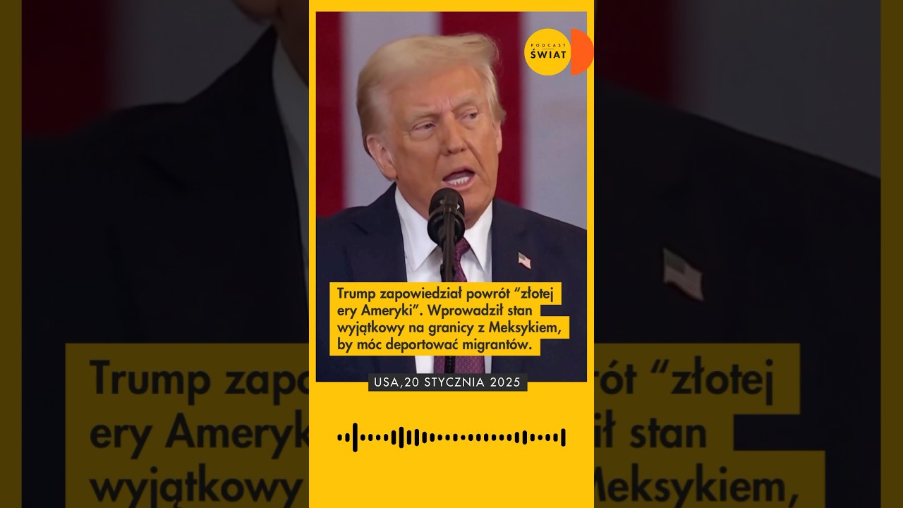 🇺🇸 Niezwykła ceremonia na Kapitolu: Donald Trump prezydentem USA [NEWS DNIA, 20.01.2025]