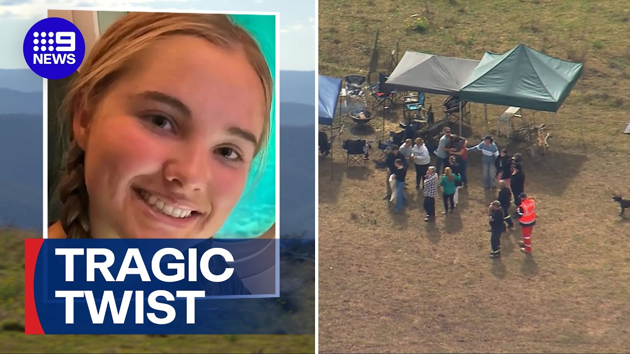 Tragic end to search for missing teen bushwalker | 9 News Australia