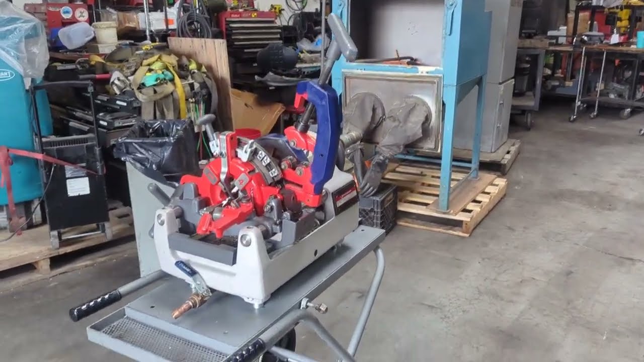Rothenberger Supertronic 2SE Compact Pipe Threader Threading Machine 1/2