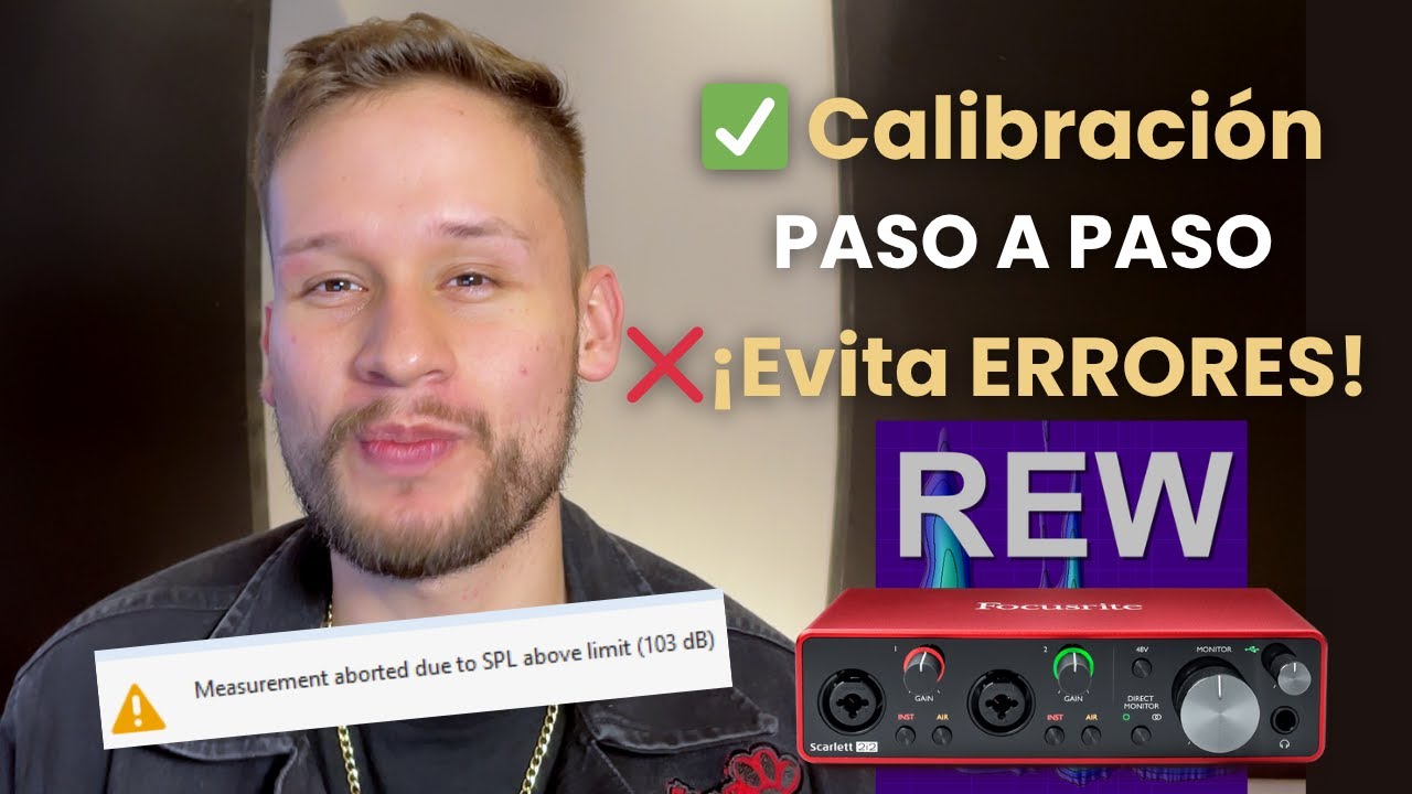 Cómo CALIBRAR tu Interfaz y Micrófono en REW Paso a Paso | Home Studio
