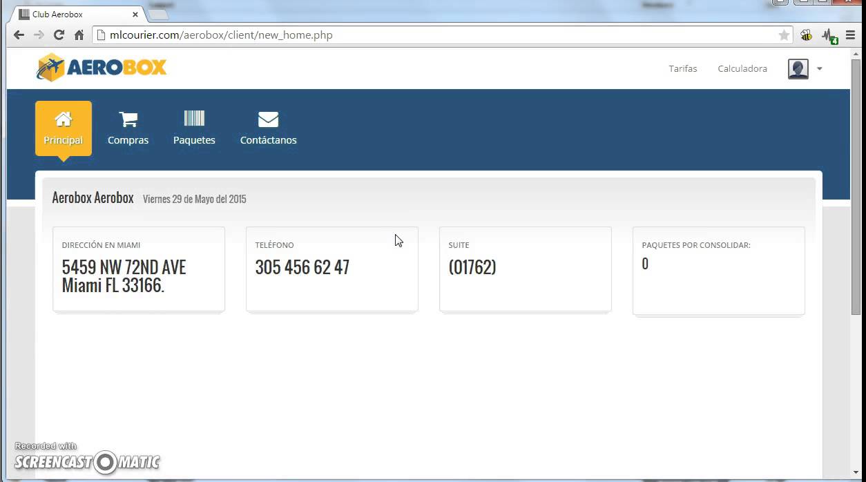 Aerobox Uruguay - Como pre alerto mis compras?