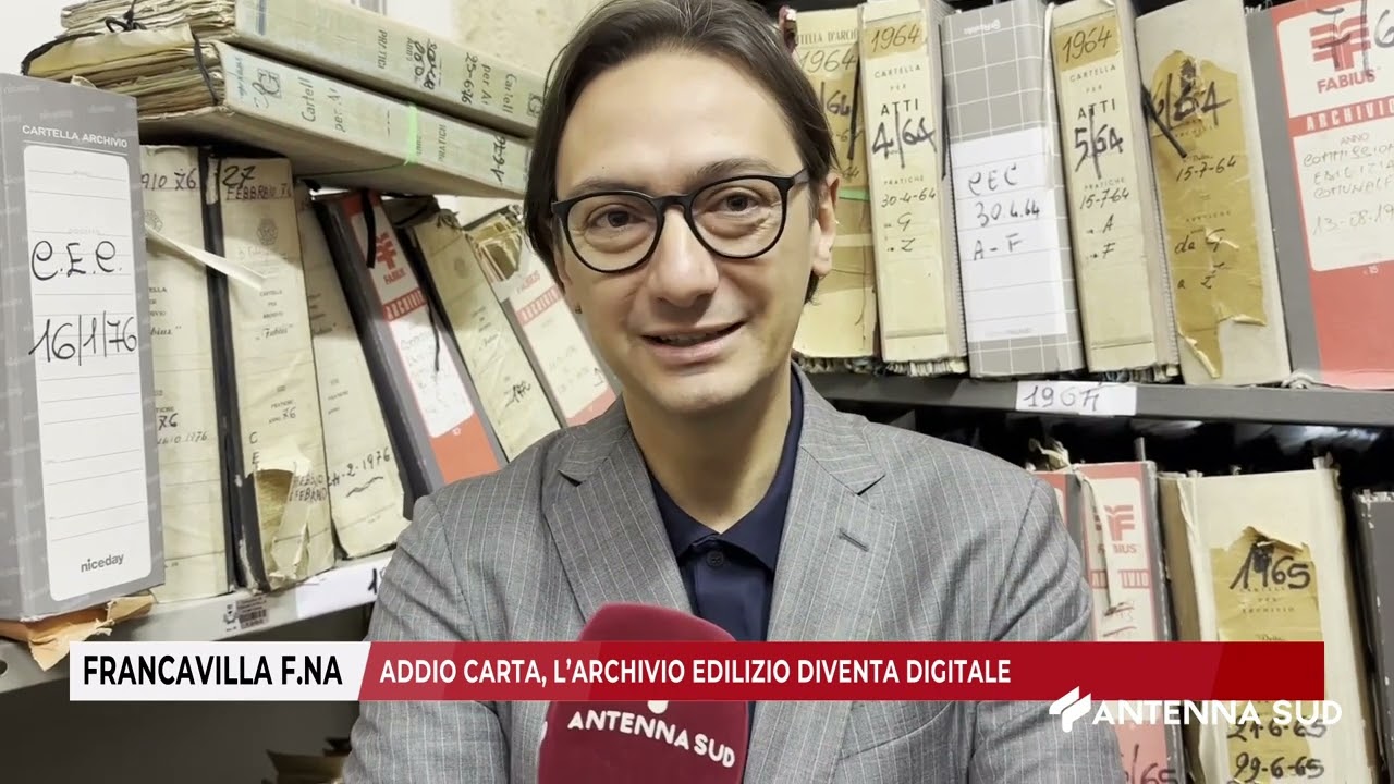 16 NOVEMBRE 2024   FRANCAVILLA FONTANA   ADDIO CARTA, L’ARCHIVIO EDILIZIO DIVENTA DIGITALE