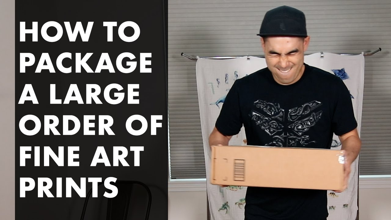 How to Securely Package a Bulk / Multiple / Wholesale Fine Art Print Order