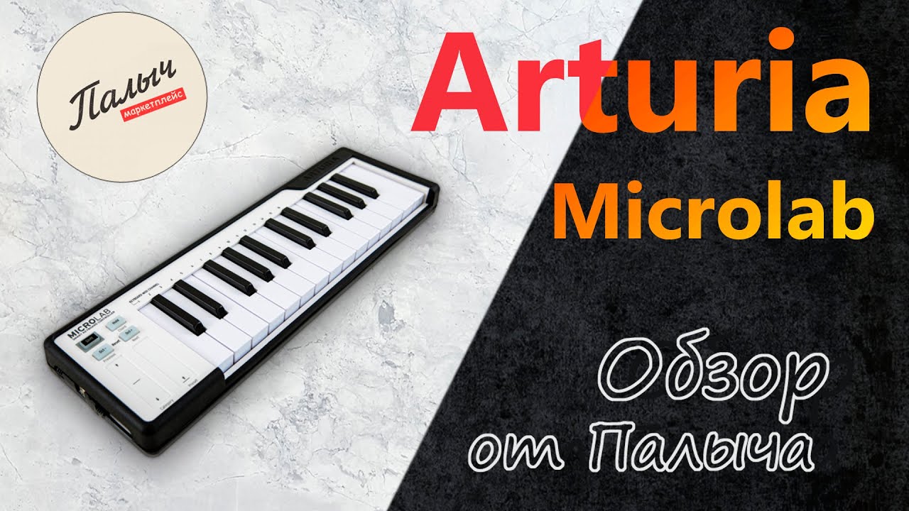Arturia Microlab Black || USB MIDI мини-клавиатура || Обзор от Палыча