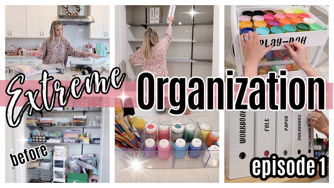*NEW* EXTREME ORGANIZATION EPISODE 1 // ORGANIZE AND DECLUTTER TIFFANI BEASTON HOMEMAKING 2021 SAHM