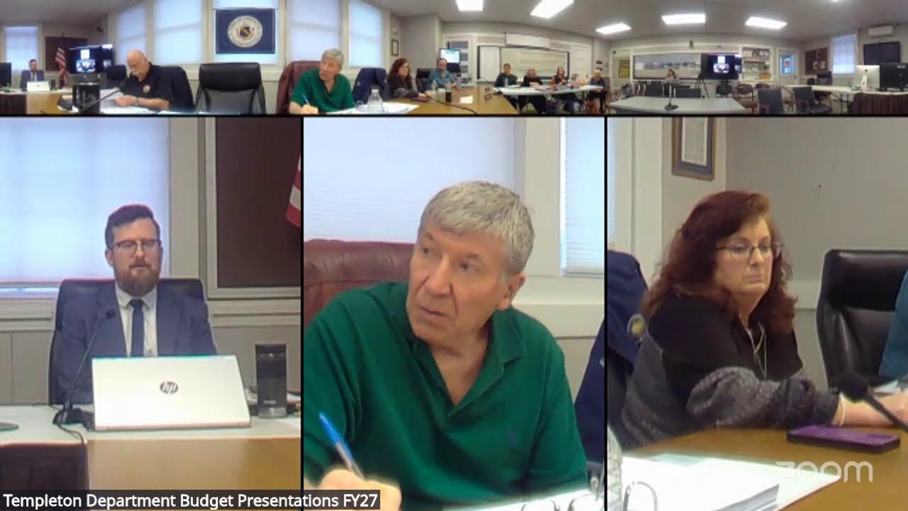 Templeton FY27 Budget Presentations of March 7, 2026 (Part 2)